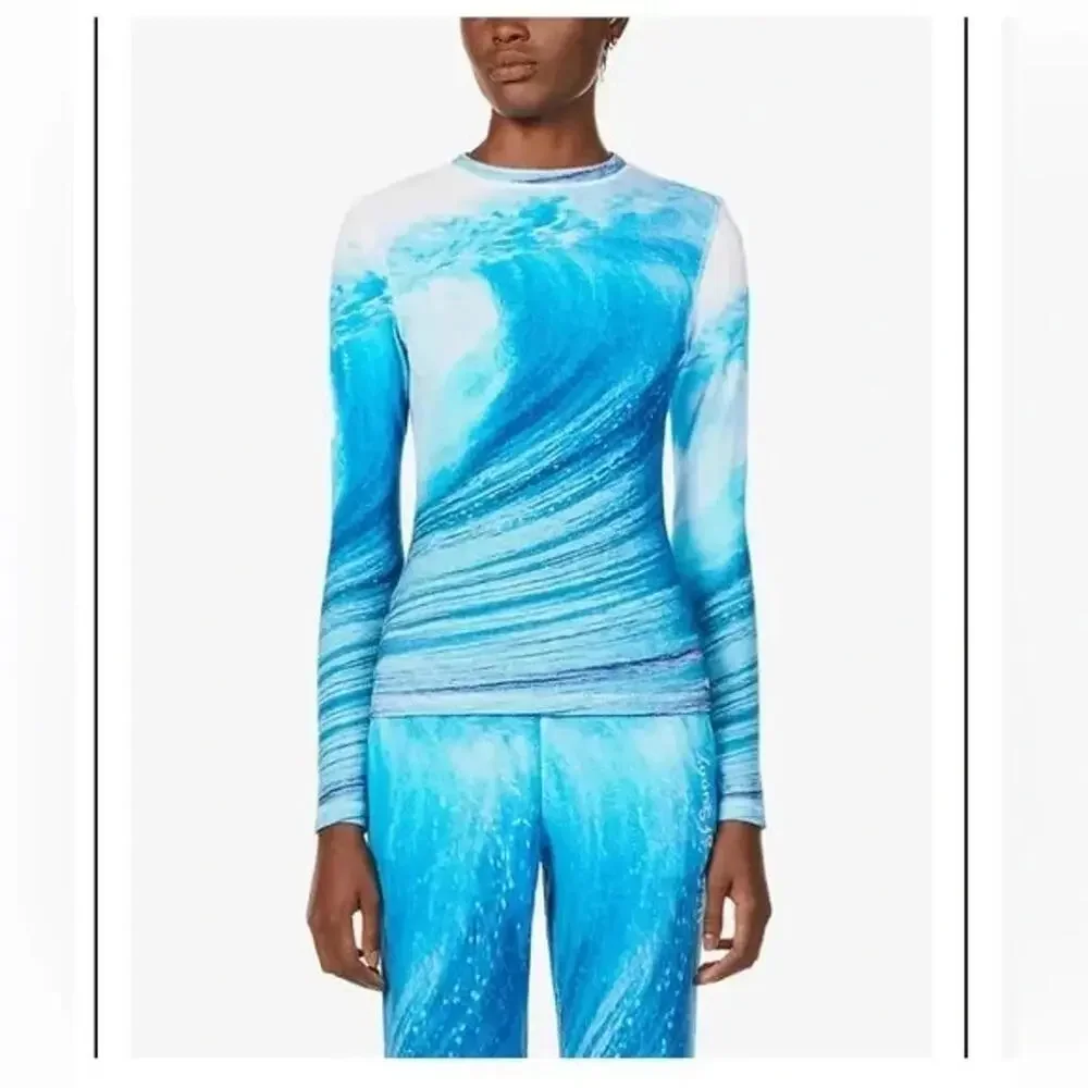 NEW House of Sunny Wave Towelling Top 10 - Picture 7 of 8